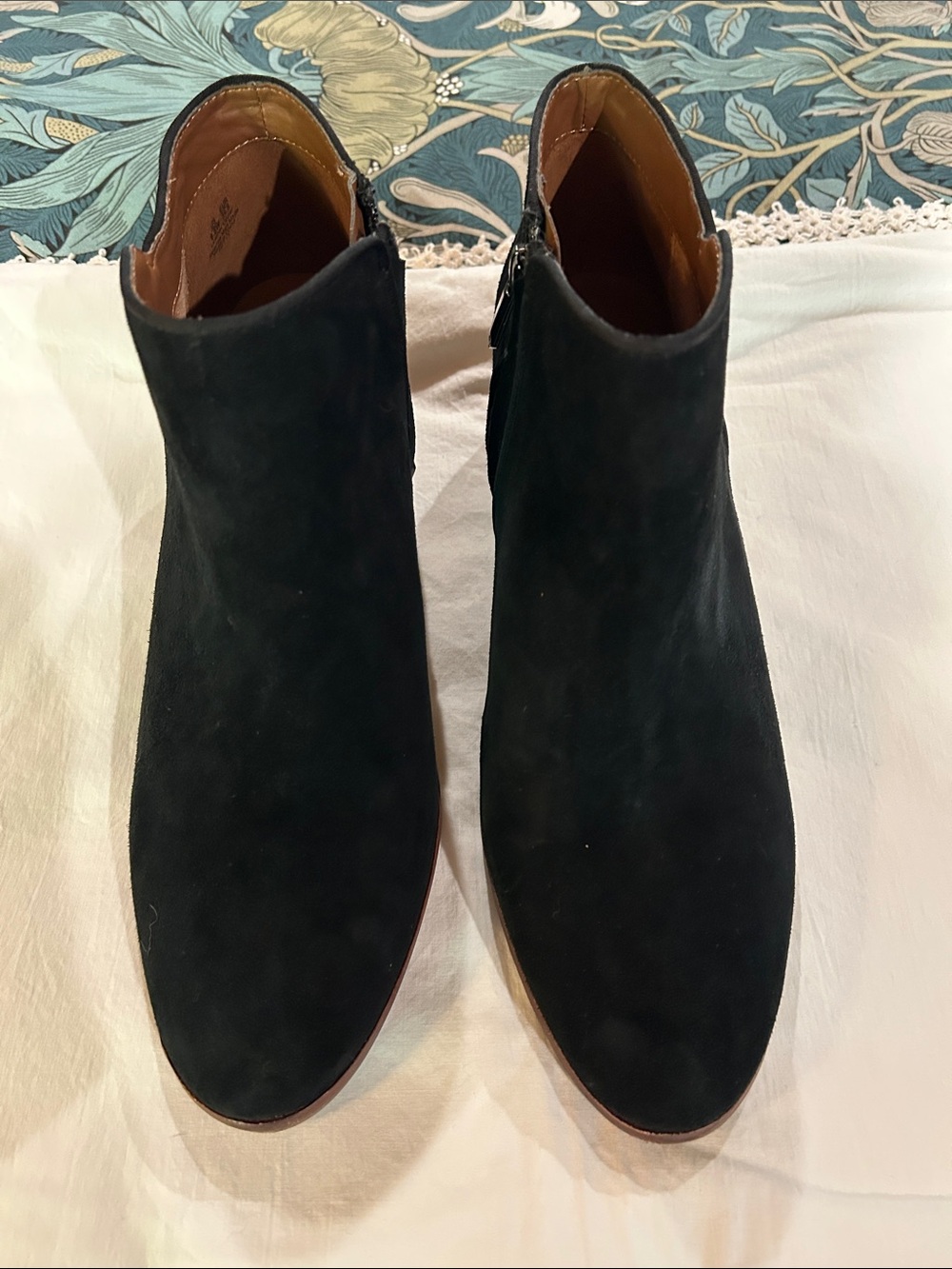 Sam Edelman Women's Black Suede Ankle Boots 9.5W